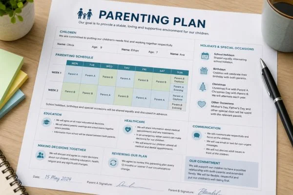 Understand parenting plans South Yorkshire